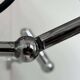 Pair of vintage adjustable wall lights, chromed metal, France 1970