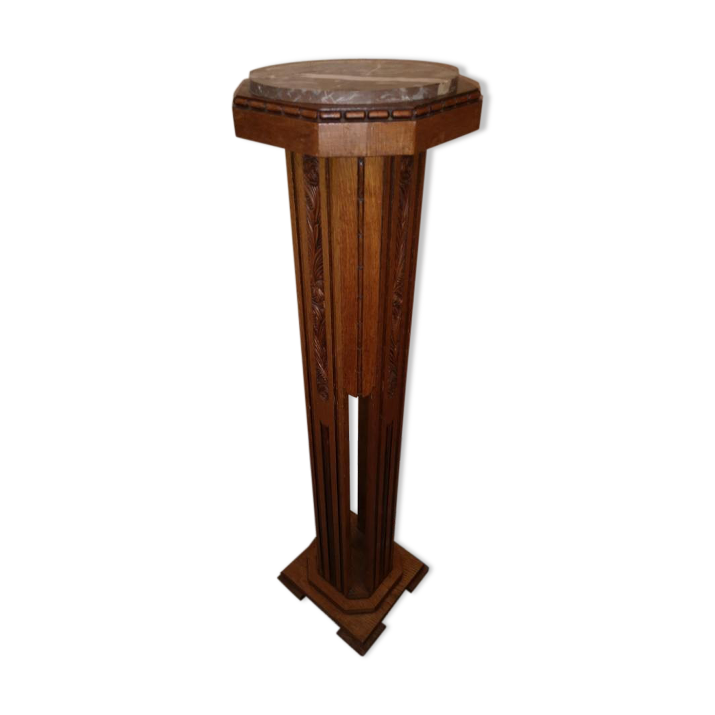 Pedestal harness sheath oak art deco 1940