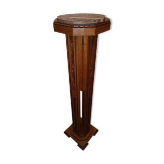 Pedestal harness sheath oak art deco 1940