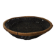 Black wicker fruit basket