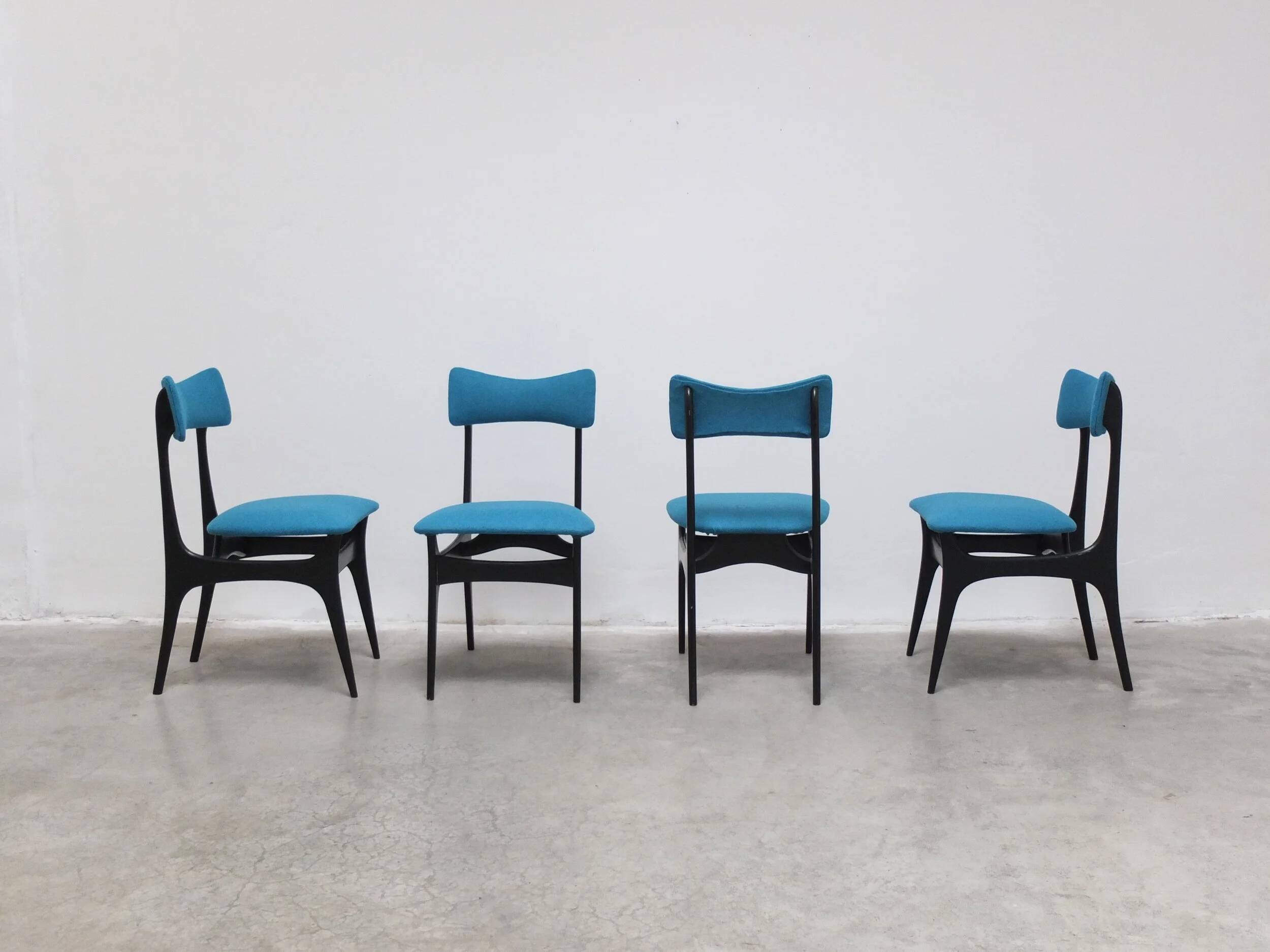 Set of 4 'S3' dining chairs by Alfred Hendrickx for Belform, 1950s