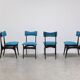 Set of 4 'S3' dining chairs by Alfred Hendrickx for Belform, 1950s
