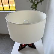 1950s ceramic table lamp, free form