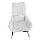 Cream white rocking chair