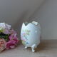 Old Tripod Egg Vase Genuine Limoges Porcelain, Large Limoges Egg