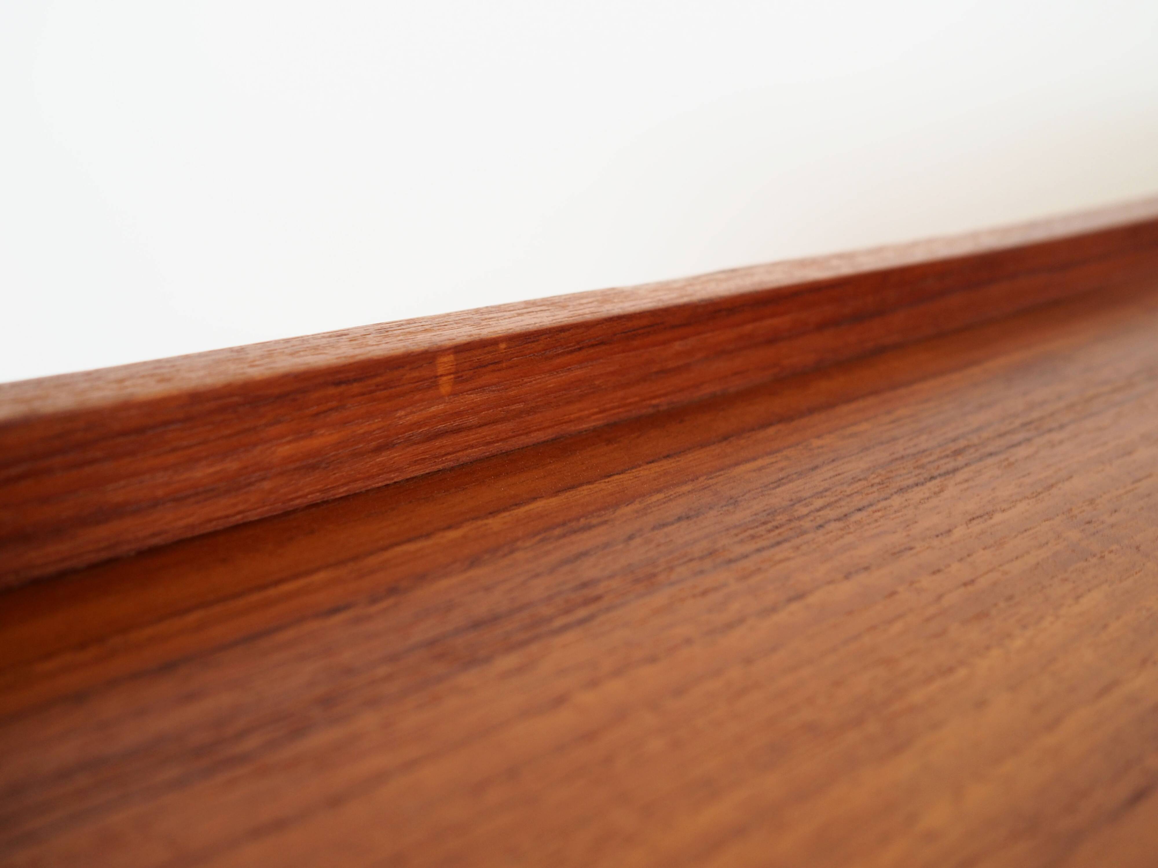 Teak secretary, Danish design, 1970s, production: Denmark