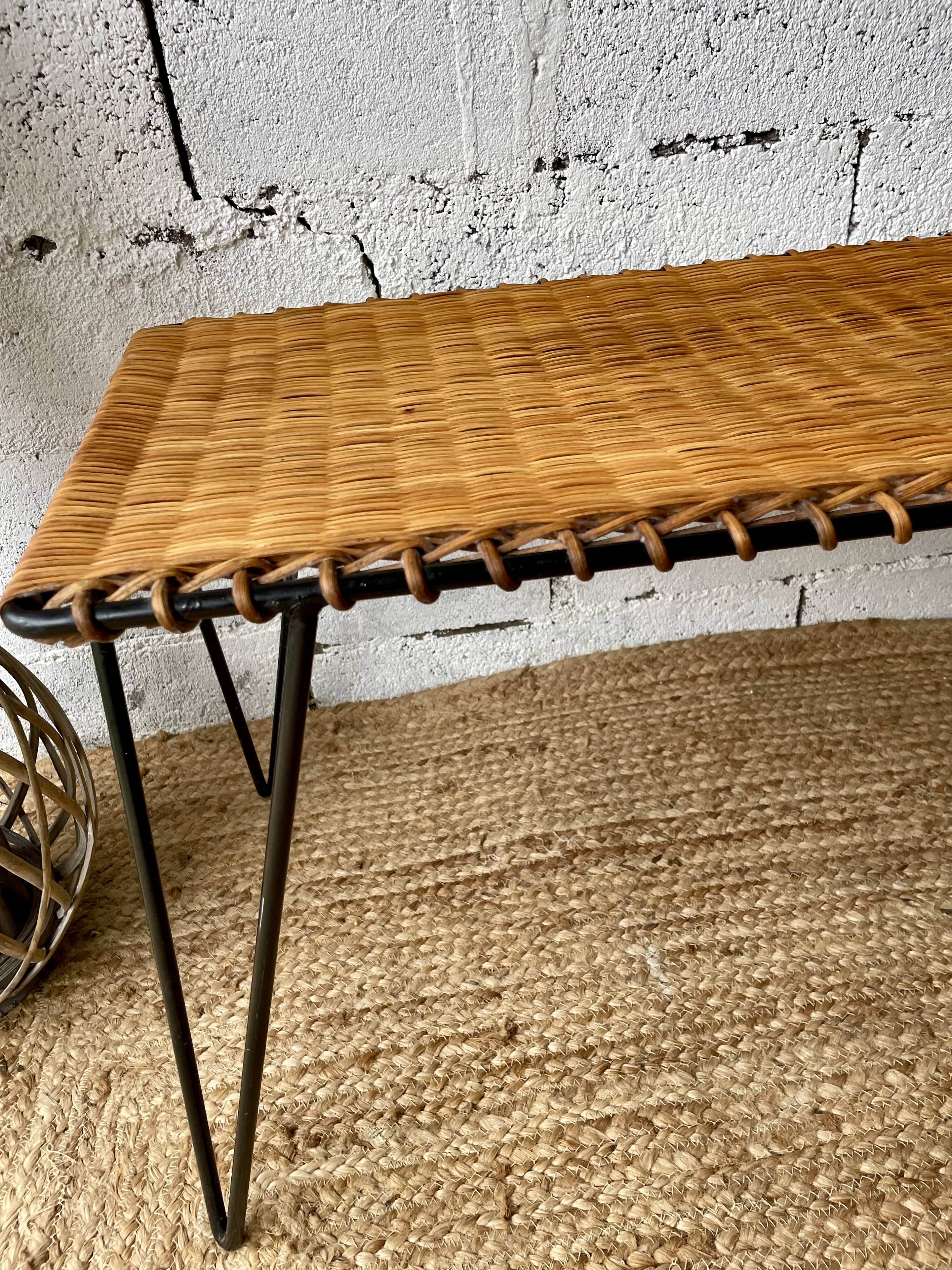 Raoul Guys rattan coffee table