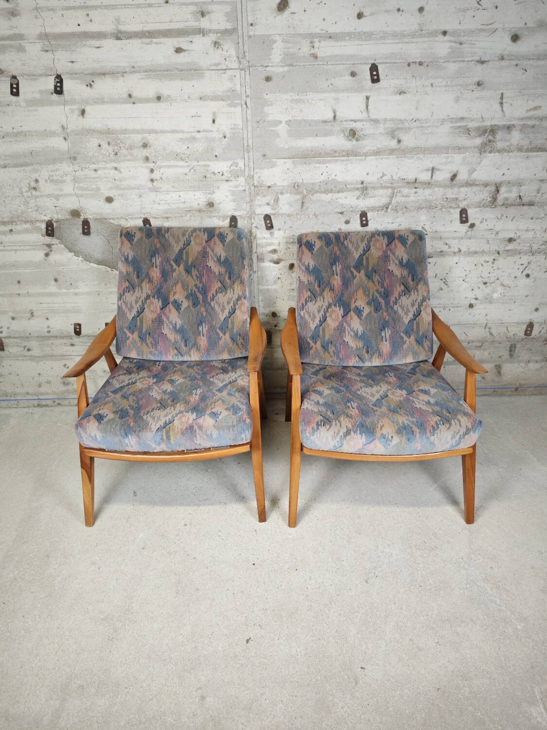 Pair of vintage armchairs