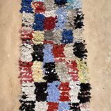 Tapis Boucherouite Berbère - 83 x 212