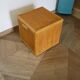 Woven rattan chest, wood and bamboo, 1980s