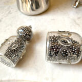 Weight blown glass & lead craftsmanship French vintage 60s