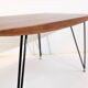 Vintage Danish rectangular coffee table in teak from the mid-century.