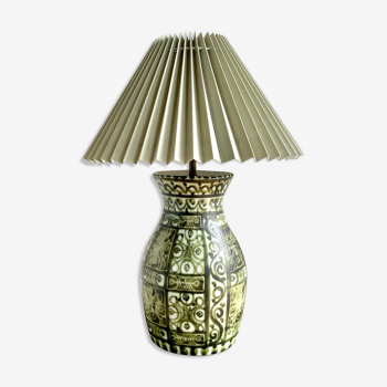 Lampe céramique signée André Horellou 1960 Keraluc