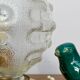 Vintage glass globe lamp