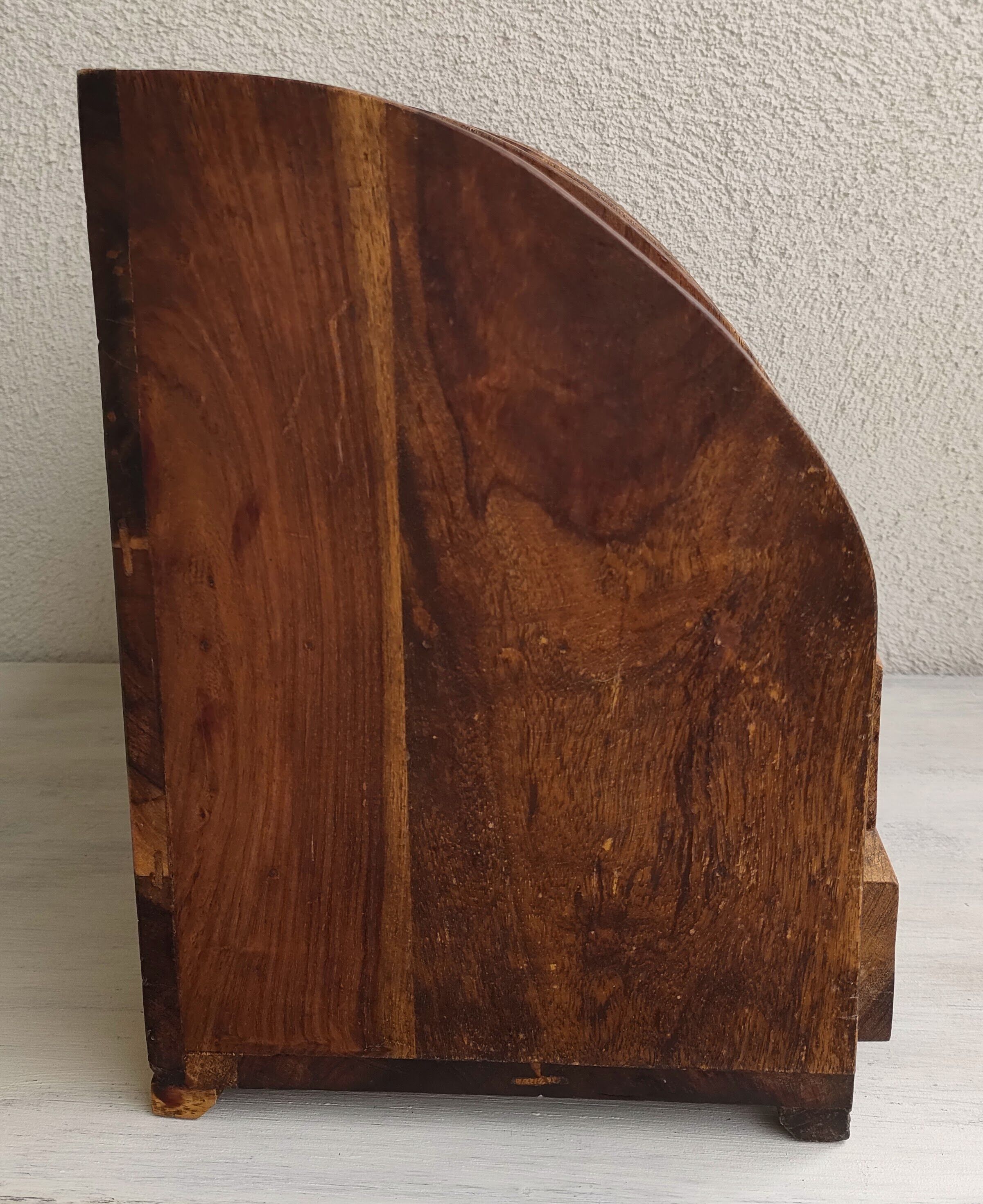 Mango wood office organizer