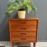 Teak chest of drawers Danish 1960s
