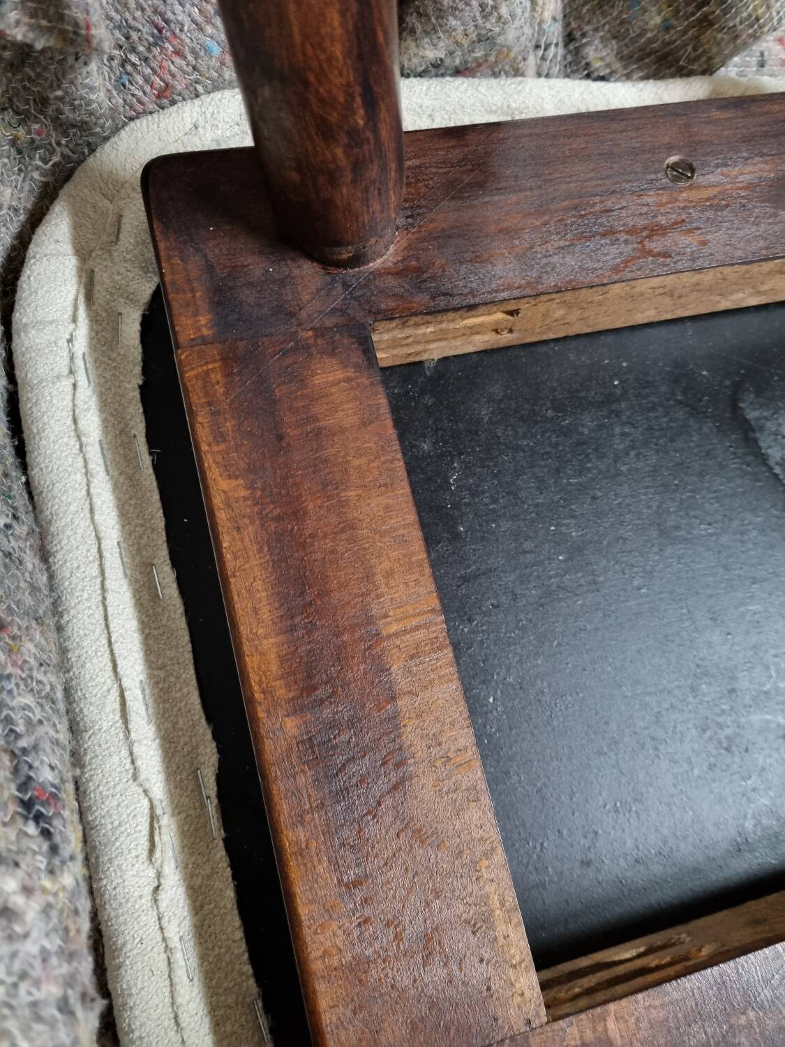 Pair of vintage wooden chairs