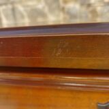 Green leather tray desk