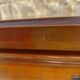 Green leather tray desk