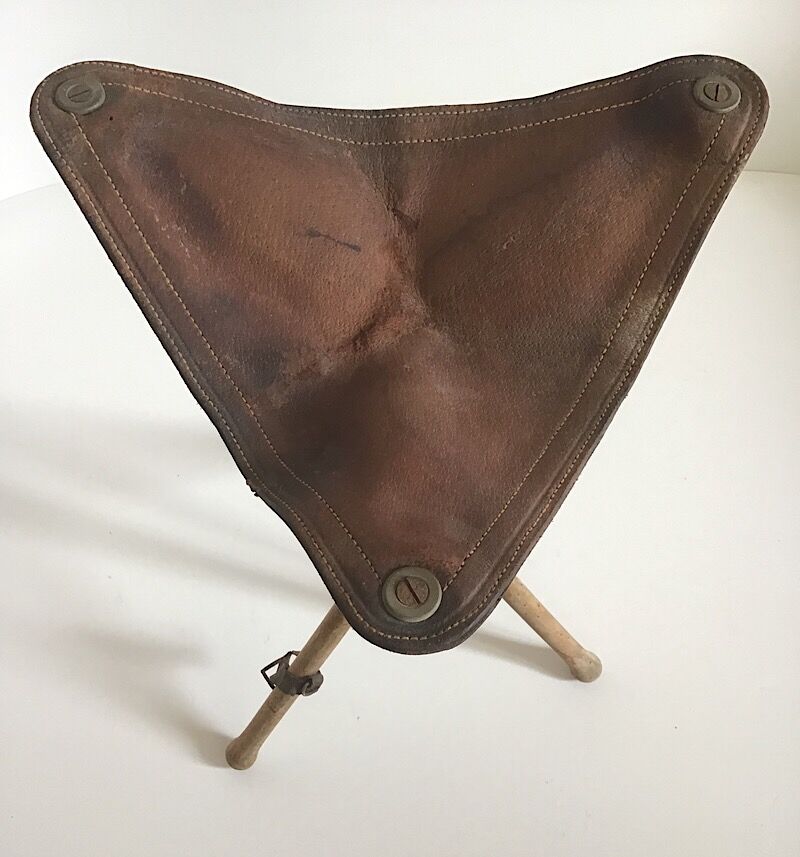 Vintage foldable painter's stool