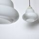 Opaline Glass Ceiling Lamps, Denmark, 1940-50s
