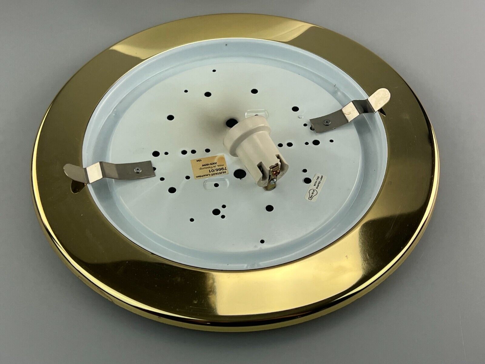 60s 70s Hustadt Leuchten Plafoniere ceiling lamp glass space age design