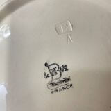 Strawberry slipware plate from Choisy le Roi