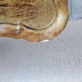 Set of three nesting tables in gilded wood in Florentine style Hollywo.