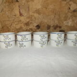 Lot de 10 ramequins porcelaine