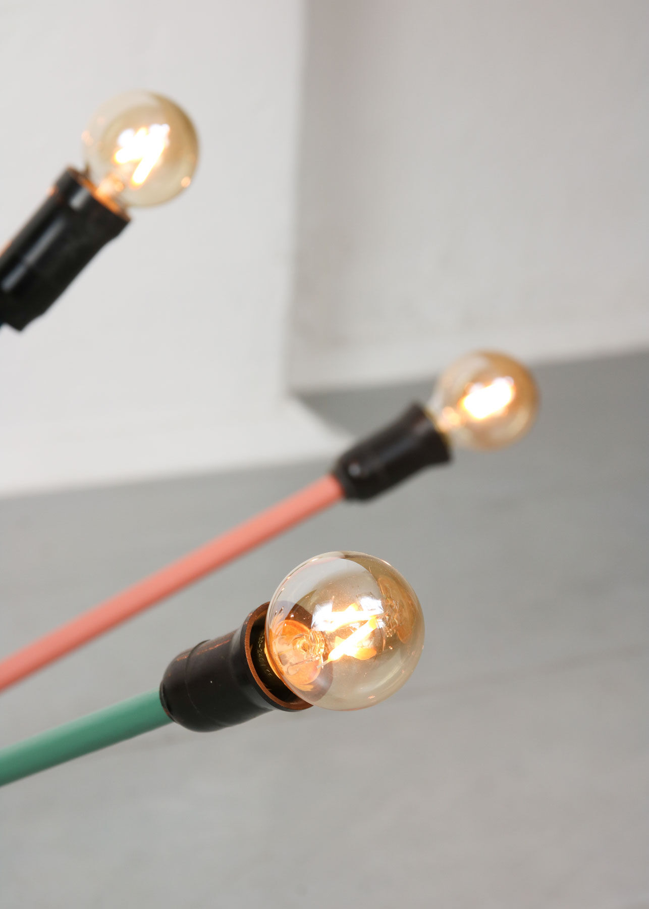 Mid-century Colourful Sputnik Chandelier, 50s