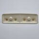 Coat rack / vintage hook with 4 prongs — decore (made in france, 1970s)