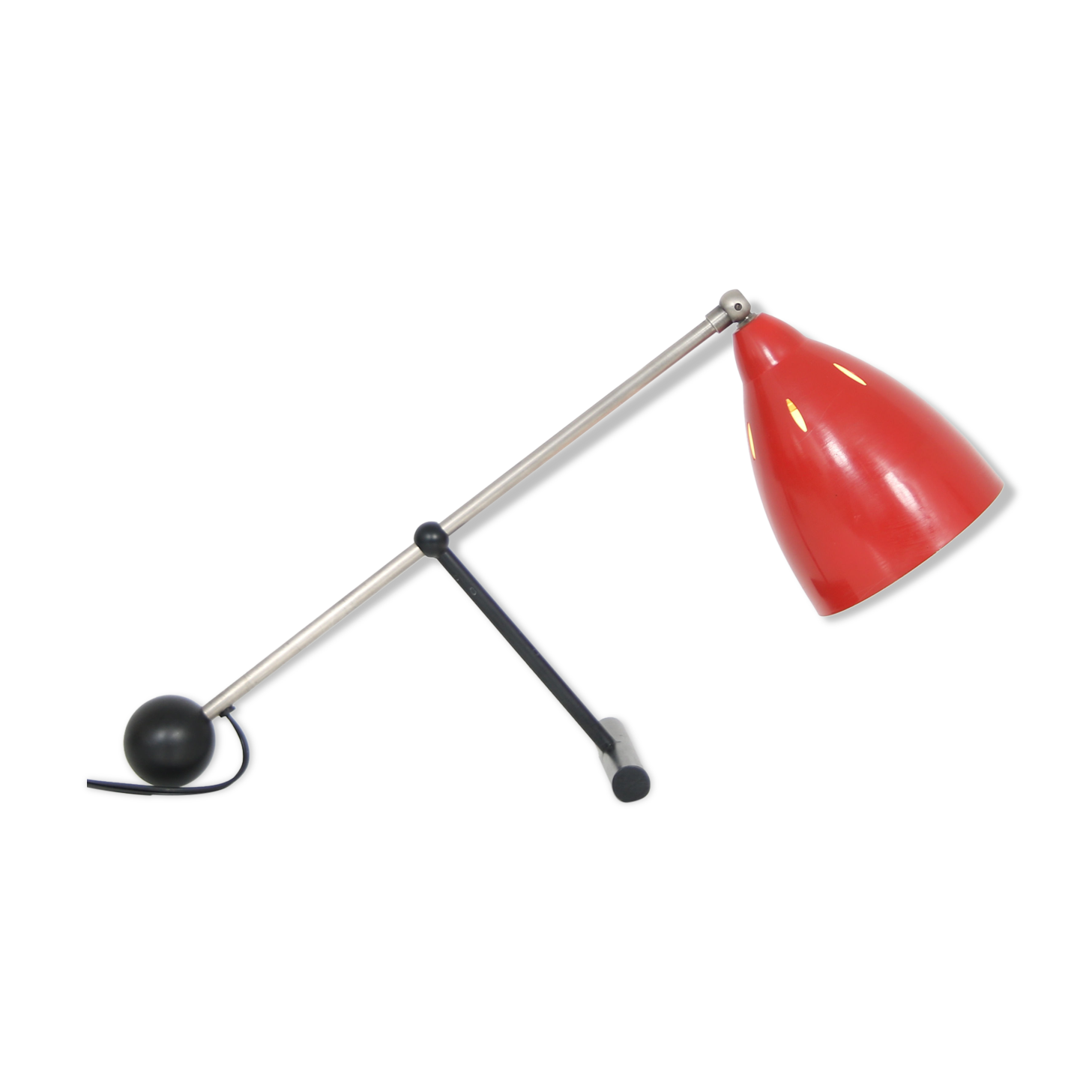 1950s adjustable dutch design desk lamp