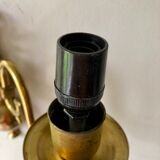 Pair of double sconces in gilded brass 1950