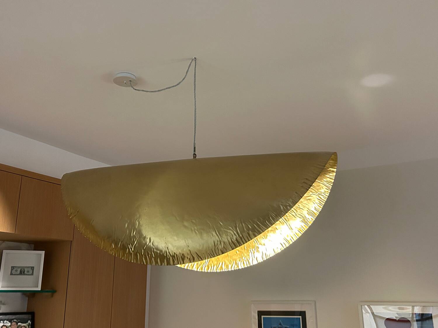 Suspensions design Gervasoni – Modèles Brass 95 & 96 en laiton doré