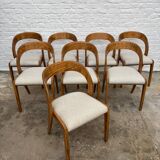 Lot of 8 restored Baumann gondola model chairs