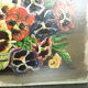 Oil painting on vintage wood