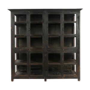 vitrine en bois