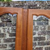 Paire de portes vitrées chene