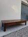 Rustic farmhouse coffee table with two drawers, solid oak, 19th century - 1.97m