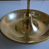 Large hot water bottle lamp with 5 bronze lights, empire style