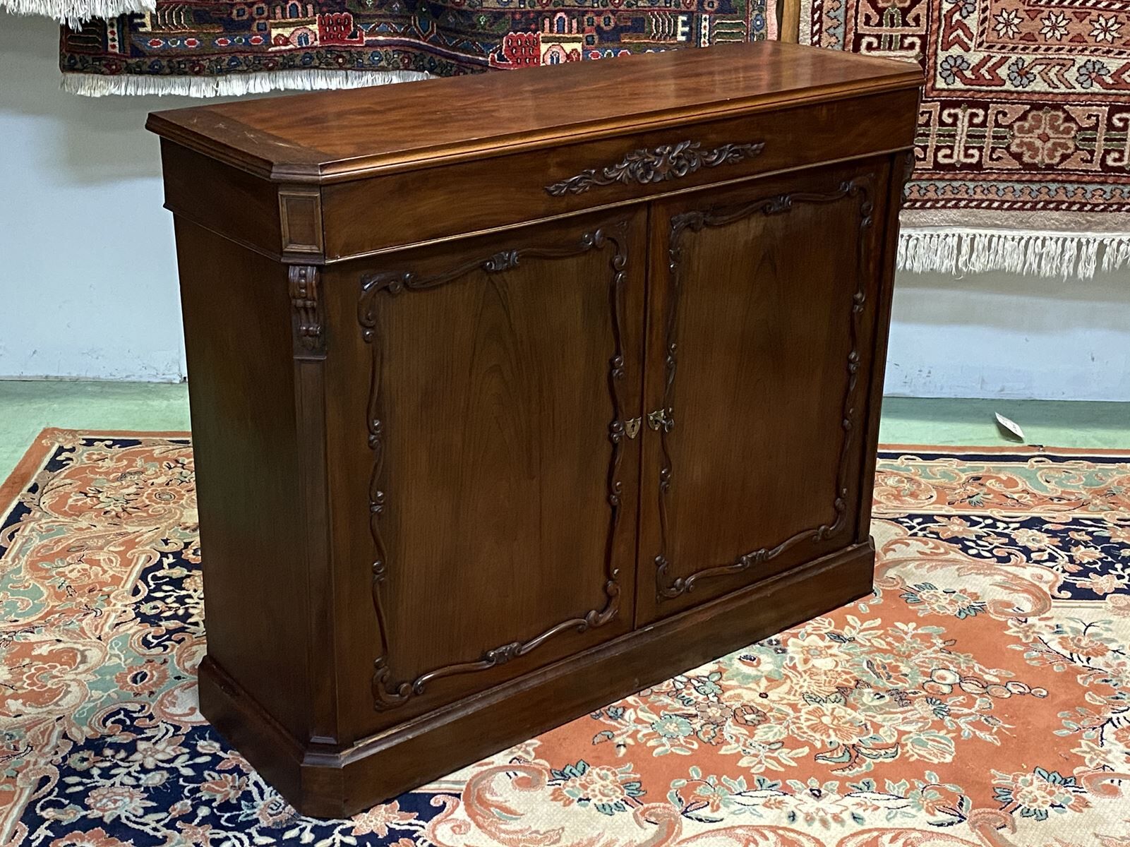Buffet Napoleon III in mahogany - 19th