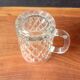 33 cl vintage beer glasses with a nice design in thick glass, old pint.