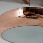 Buhaus / Functionalist Copper suspension UFO, 1930s, Restored