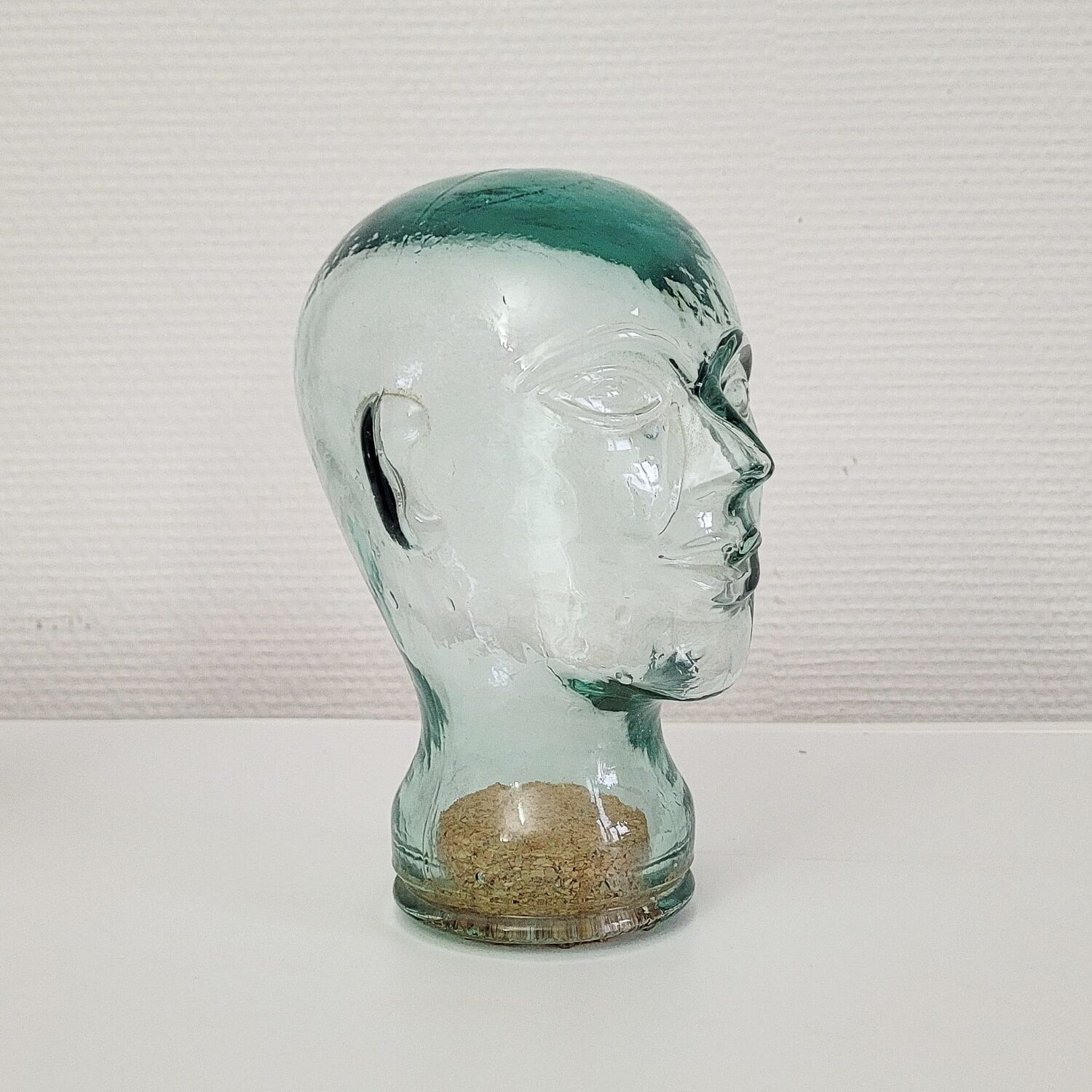Vintage glass head