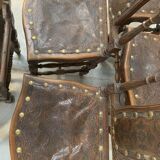 6 chaises de style Renaissance en chêne, XXème siècle
