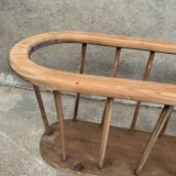 Vintage Scandinavian style magazine rack