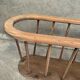 Vintage Scandinavian style magazine rack