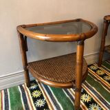 2 vintage bedside tables