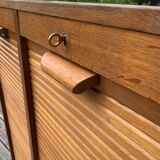 Double curtain binder