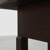 Art Deco square Oak Side Table, France, circa 1920